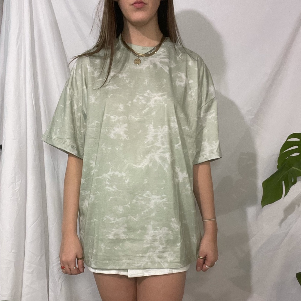 Bleached Green Top